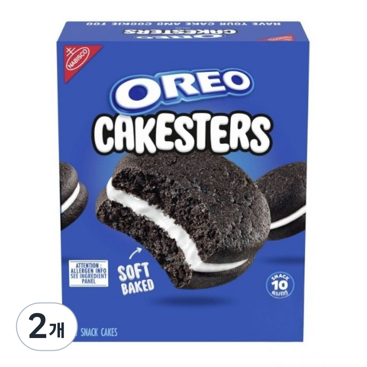 오레오 케이크스터 OREO Cakesters Soft Snack Cakes, 2개, 285g