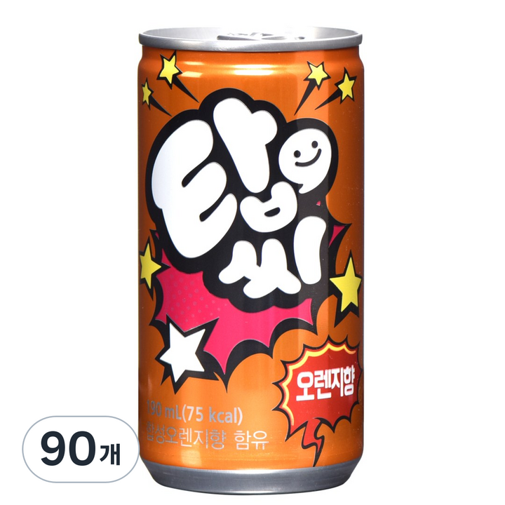 일화 탑씨 오렌지, 90개, 190ml