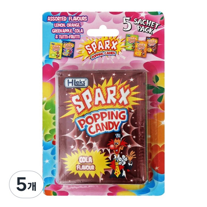 스팍스 팝핑캔디, 20g, 5개