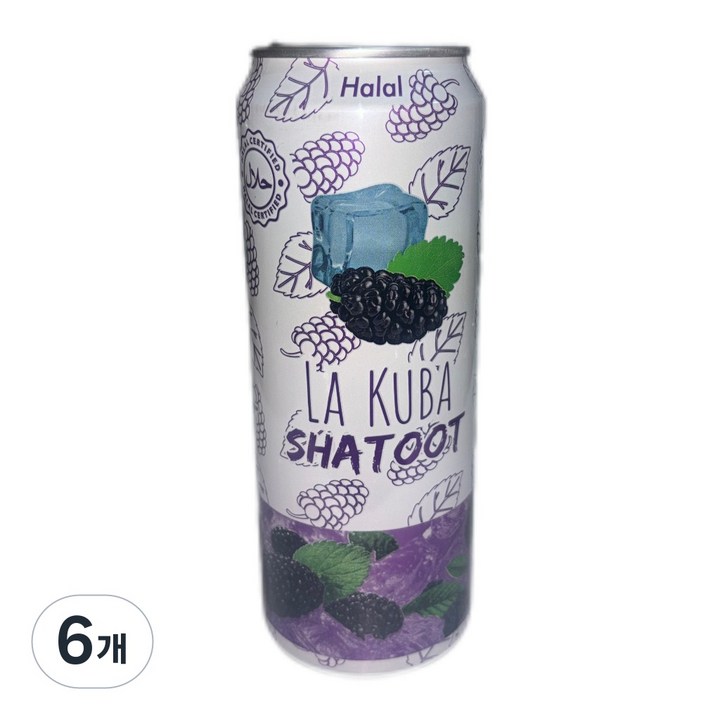 LA KUBA SHATOOT 라 쿠바 오디맛(샤투트) 음료, 6개, 450ml