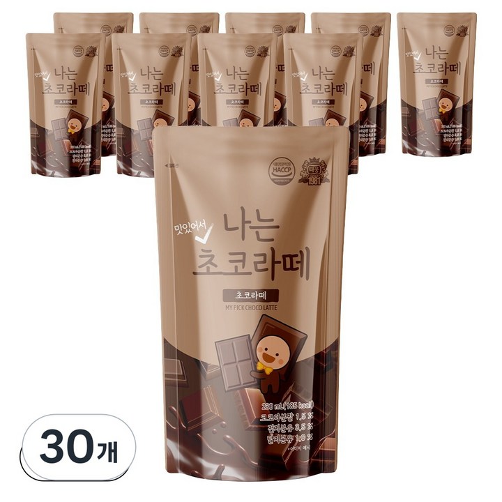 나는 맛있어서 초코라떼, 30개, 230ml