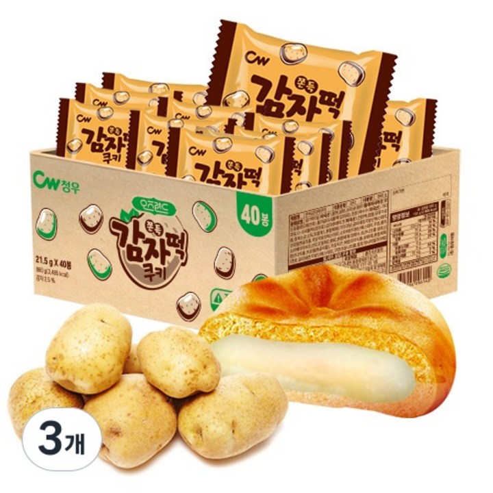 오즈랜드 청우 쫀득 감자떡쿠키, 3개, 860g