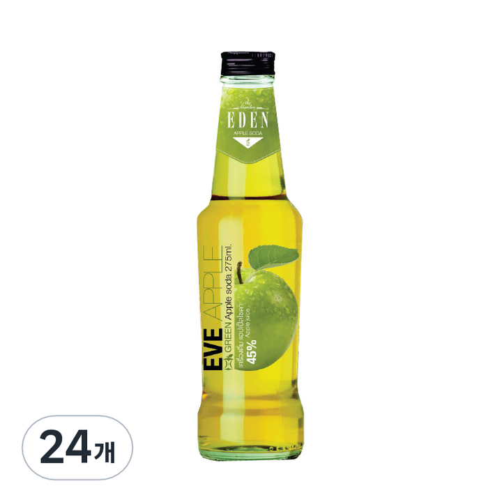 에덴 이브 스파클링 애플, 275ml, 24개