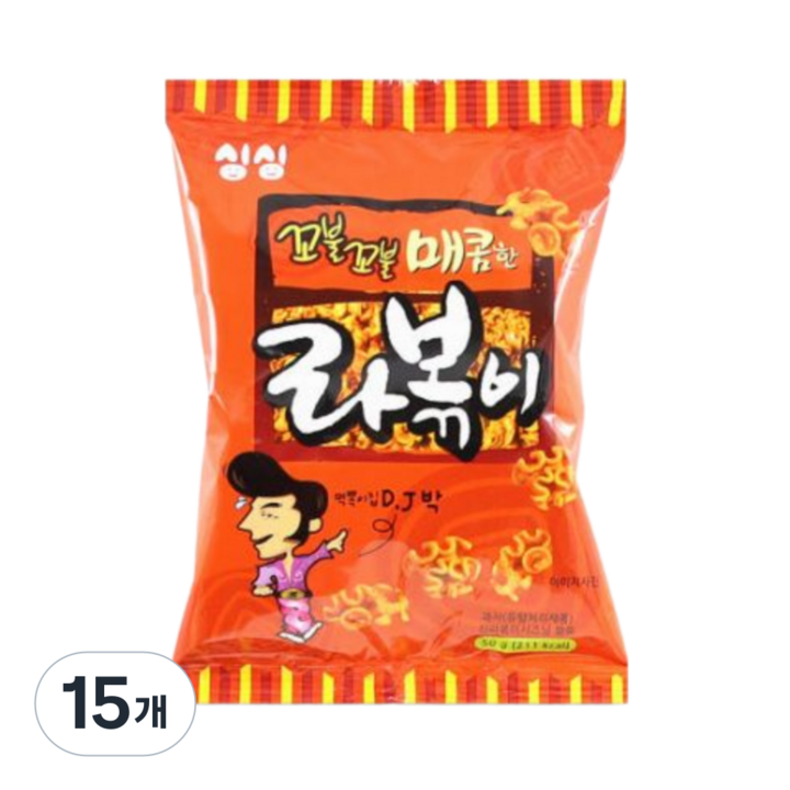 라볶이, 15개, 50g