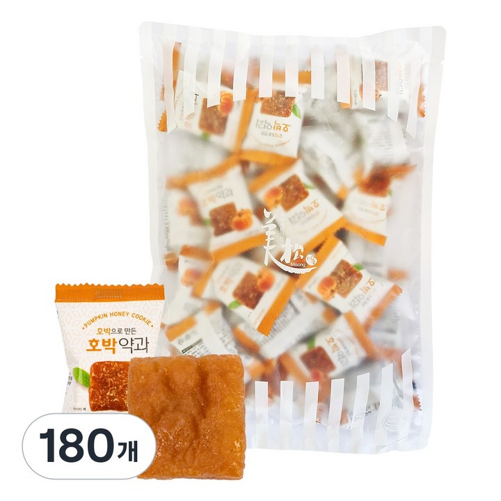 호박으로 만든 호박약과, 180개, 15g