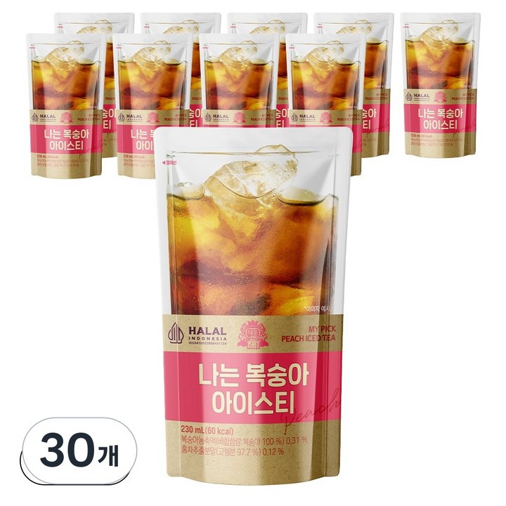 [태웅식품] 나는 복숭아아이스티 230ml, 30개