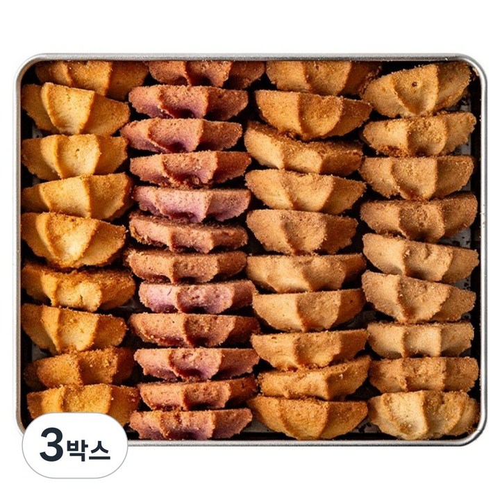 줄리쿠키 시즌2 + 선물용 쇼핑백-백화점 고급 버터 수제 쿠키 선물 세트 수능 수험생 응원 답례품 기념일 어버이날 스승의날 학교 선생님 회사 단체 간식, 280g, 3박스