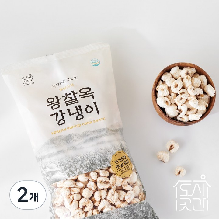 도시곳간 왕찰옥강냉이, 2개, 170g