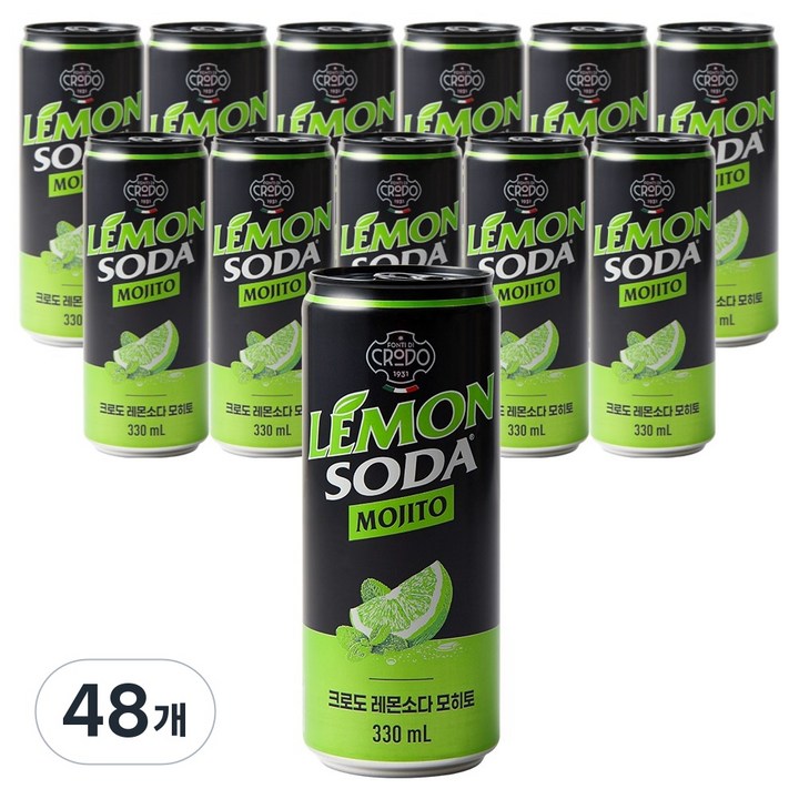 크로도 레몬소다 모히토, 48개, 330ml