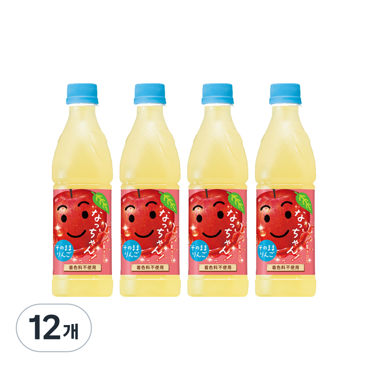 산토리 낫짱 사과 일본 과즙 주스 음료 [정식통관/국내배송], 12개, 425ml