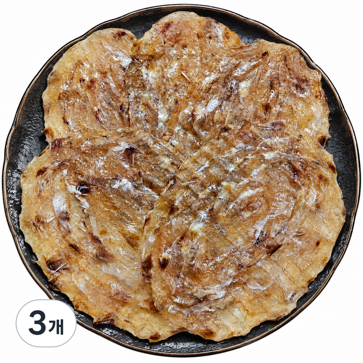 해진유통 진짜 쥐치포 쥐포 두툼 두꺼운 쥐치80%이상, 3개, 180g