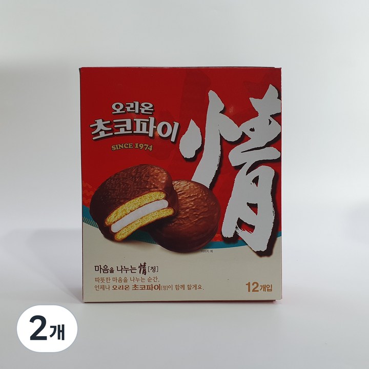 오리온초코파이 정, 468g, 2개