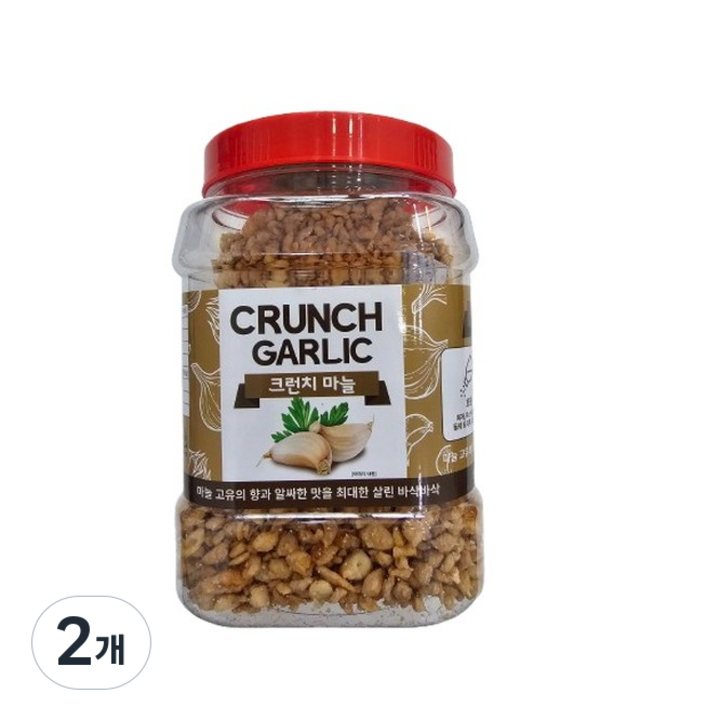 신광 크런치 마늘, 2개, 500g