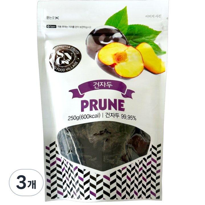 소니가 건자두, 3개, 250g