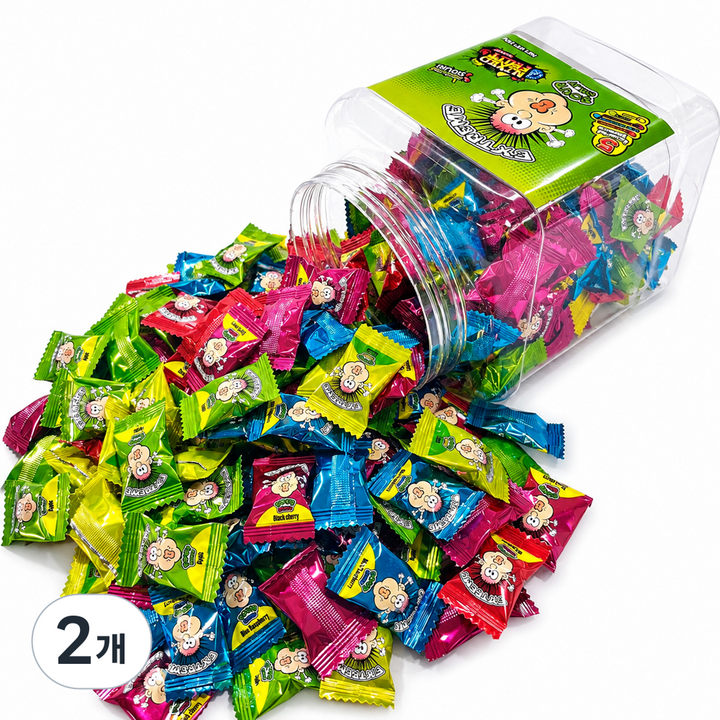 대용량 익스트림 사우어캔디, 2개, 720g