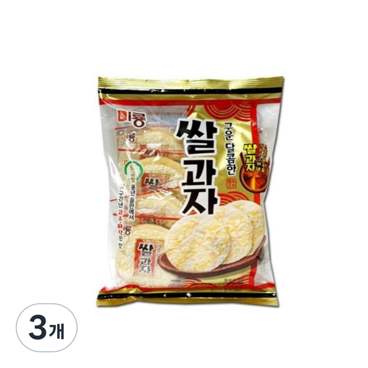 미룡 구운달콤한 쌀과자 84g, 3개