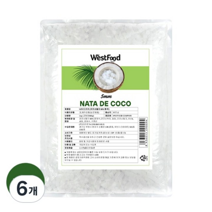 [엘홀딩스]나타드코코5mm(1kg/80%), 1kg, 6개