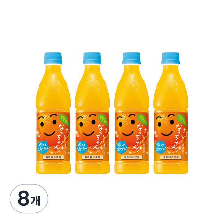 산토리 낫짱 오렌지 일본 오렌지 과즙 주스 [정식통관/국내배송], 8개, 425ml