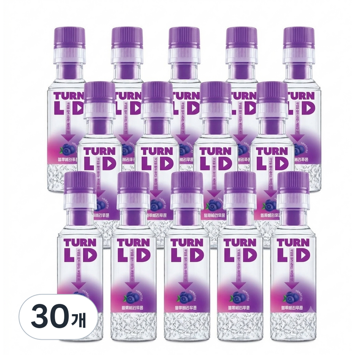 엠탑 턴리드 블루베리푸룬 돌려 마이는 음료 디톡스 드링크, 30개, 330ml