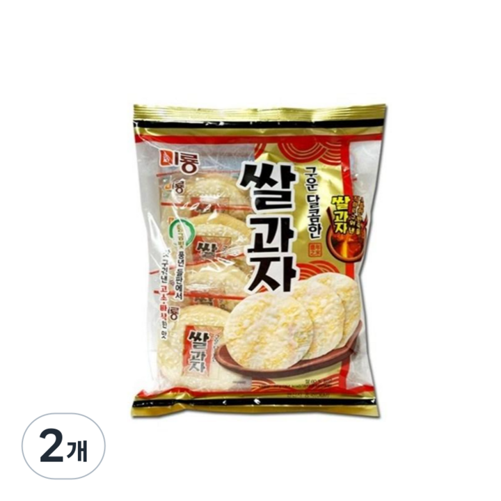 미룡 구운달콤한 쌀과자 84g, 2개
