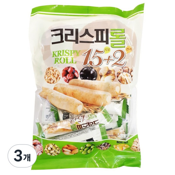 크리스피롤 180g, 3개