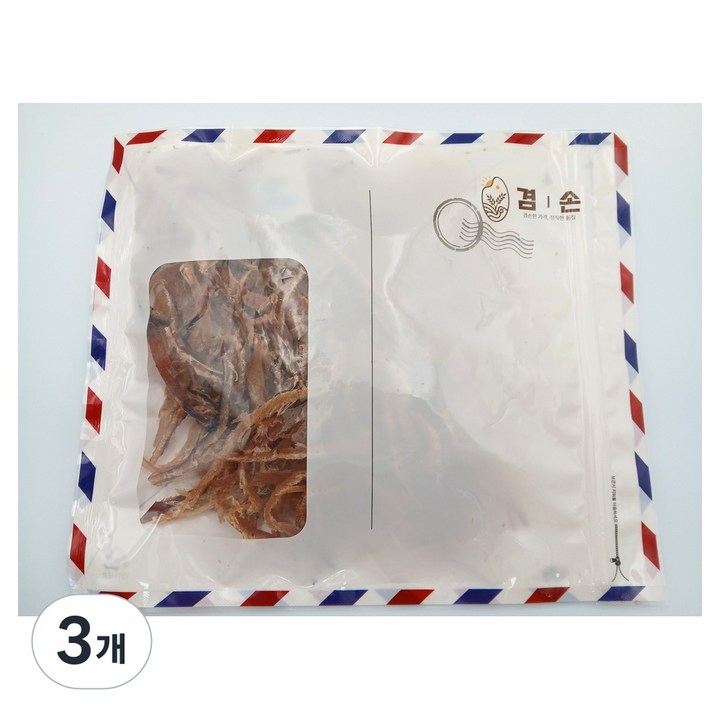 [겸손] 맥반석 버터구이 오징어채 꽃보다오징어, 3개, 200g