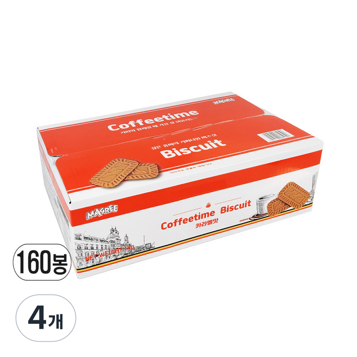 커피타임 비스킷 카라멜맛, 4개, 1kg