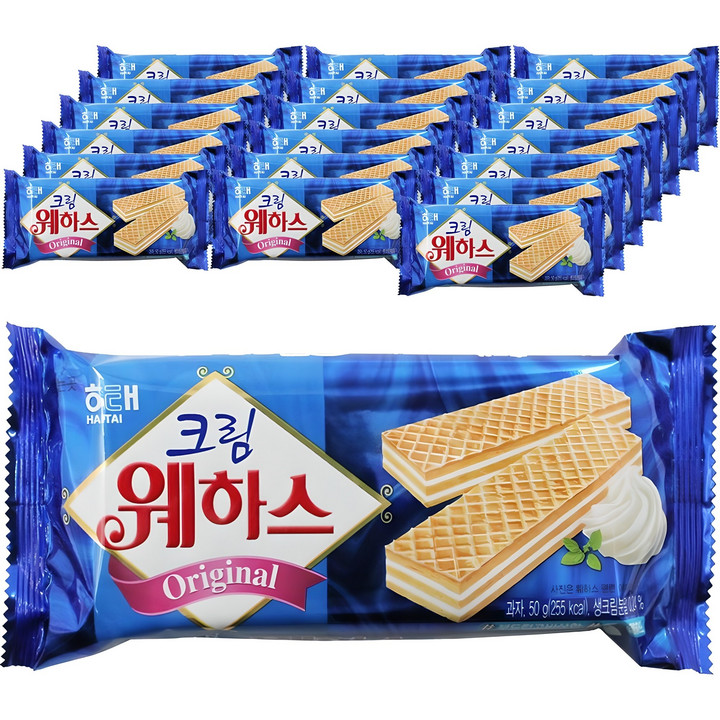 해태제과 크림웨하스, 50g, 40개