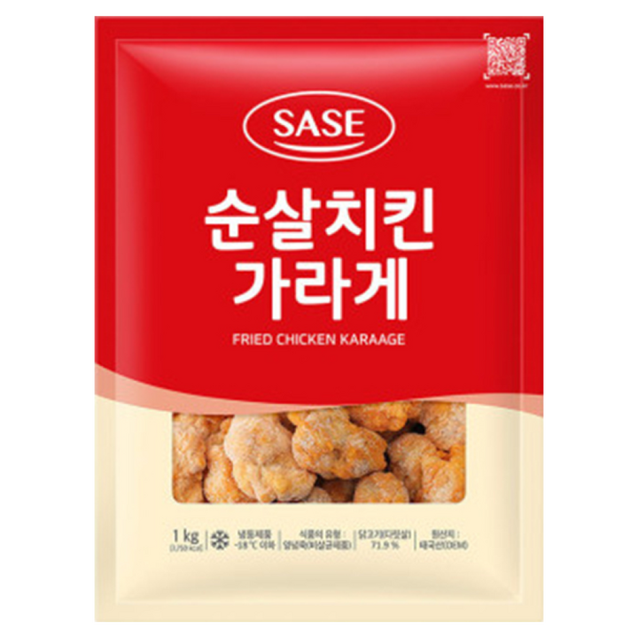 [피자다] 사세 순살치킨 가라게 1kg, 1개