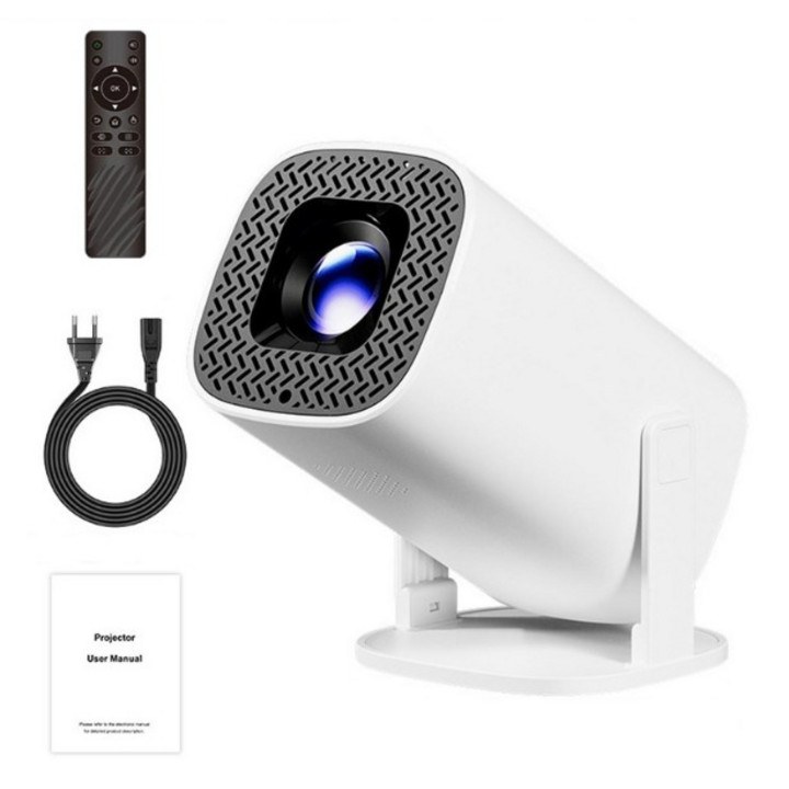 RYZO 미니 빔프로젝터 P30PRO 안드로이드14 5G 자동 키스톤 보정 듀얼밴드 WiFi6 180도 회전 1080P 고화질 영상 지원 고화질 25dB 저소음 극장급 체험