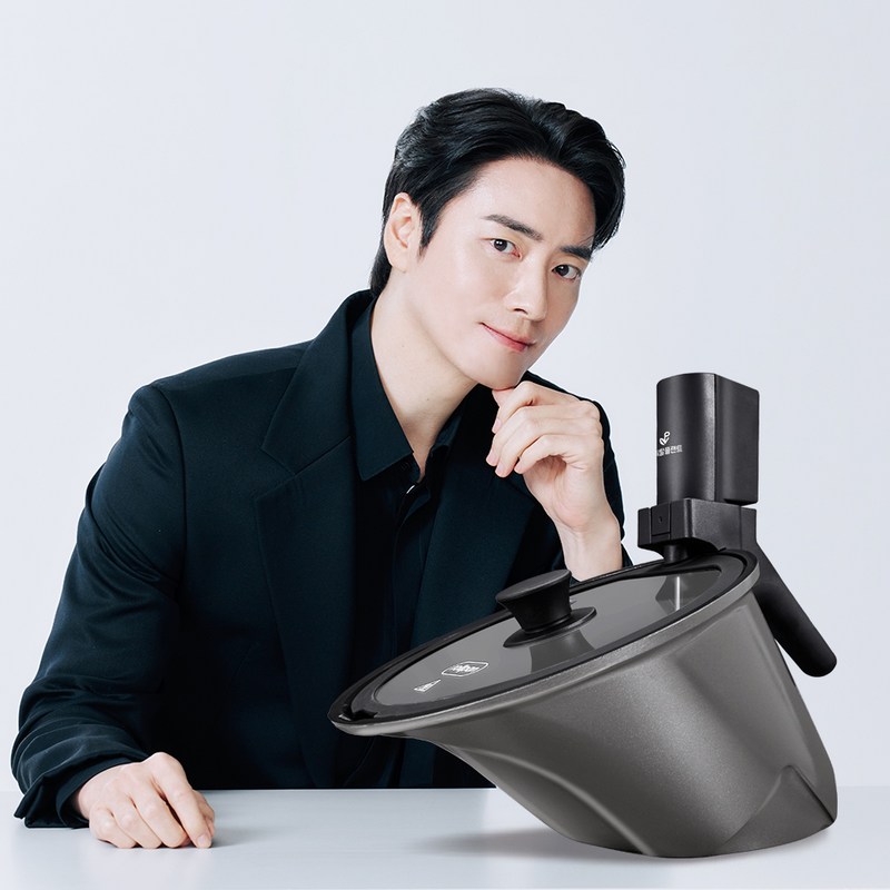 쿠팡 판매 페이지의 롤팬 인덕션 뉴오리지널 그레이 자동회전냄비 상품 사진 2