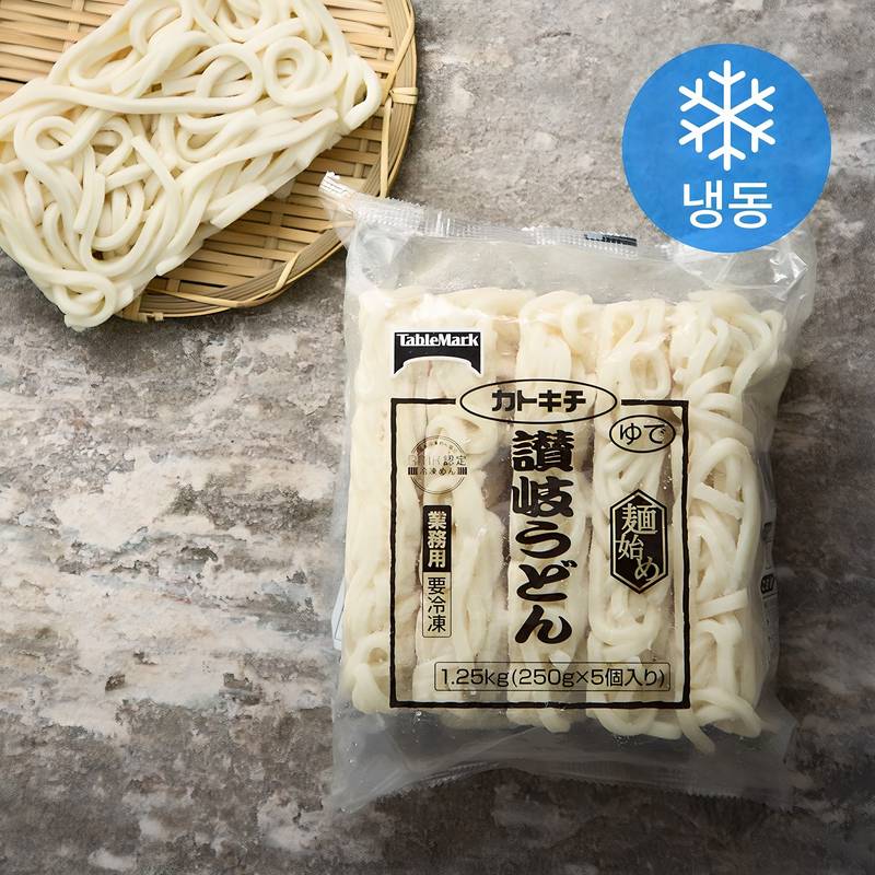 테이블마크 모노키친 멘하지메 사누끼우동 (냉동), 1.25kg, 1개