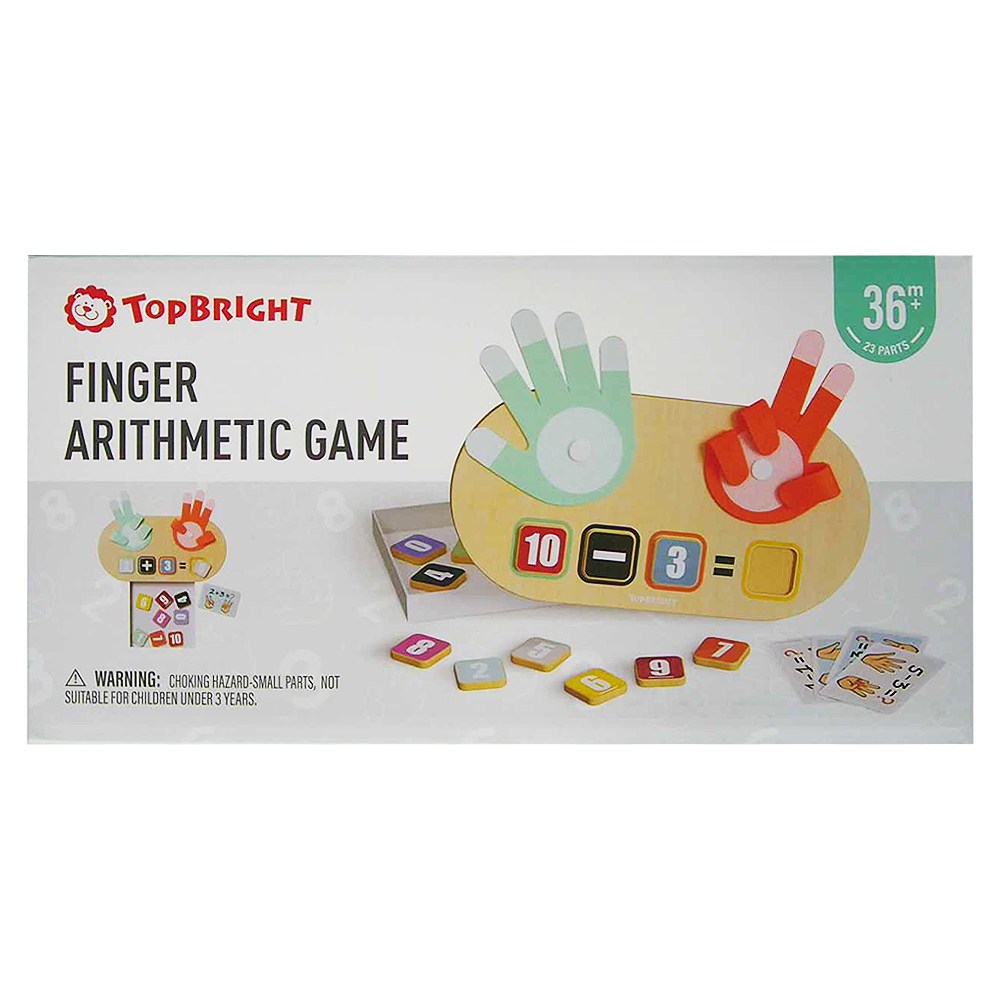 TOP BRIGHT 特寶兒手指算數遊戲組學習教玩具, 1盒- 算術遊戲/算數玩具| 酷澎
