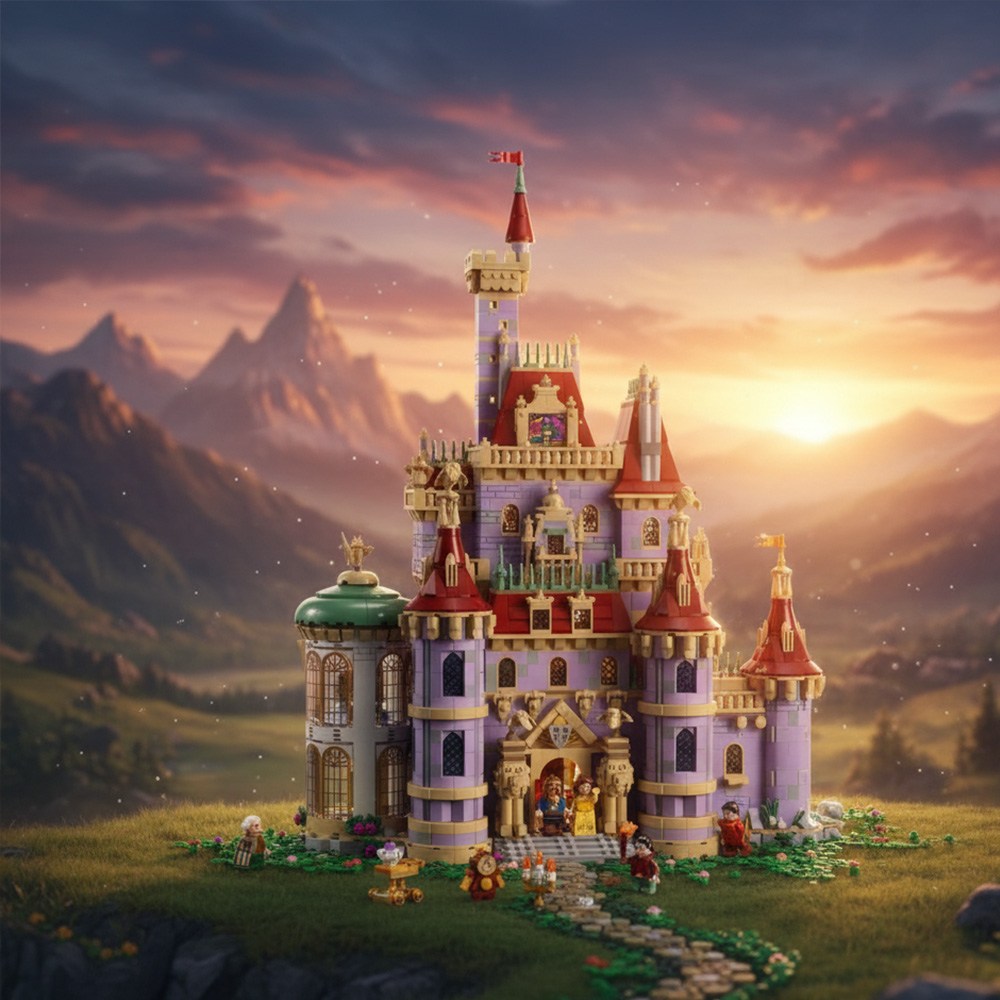LEGO 43263 迪士尼系列美女與野獸城堡Beauty and the Beast Castle, 1盒- LEGO 樂高| 酷澎