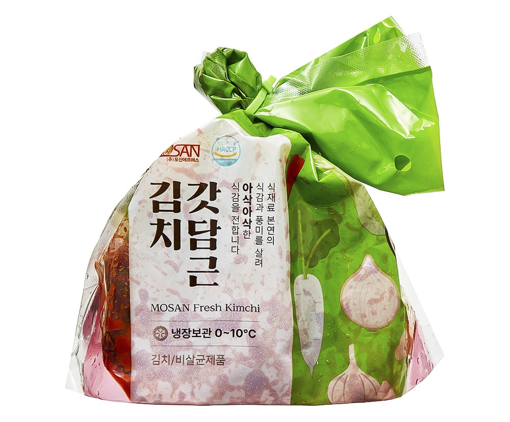 Mosan Kimchi Gatdamgeun Pa Kimchi , 500 g, 1 Pack (모산김치 갓담근 파김치, 500g, 1개)