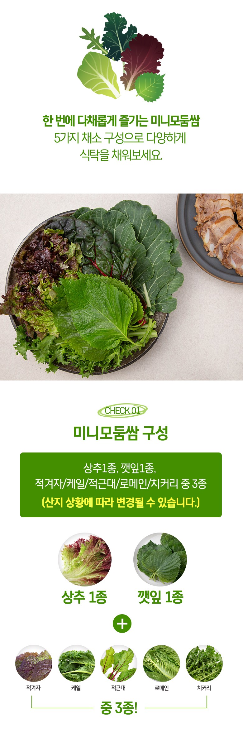 Mini Modumssam , 200 g, 1 Pack (미니모둠쌈, 200g, 1개)