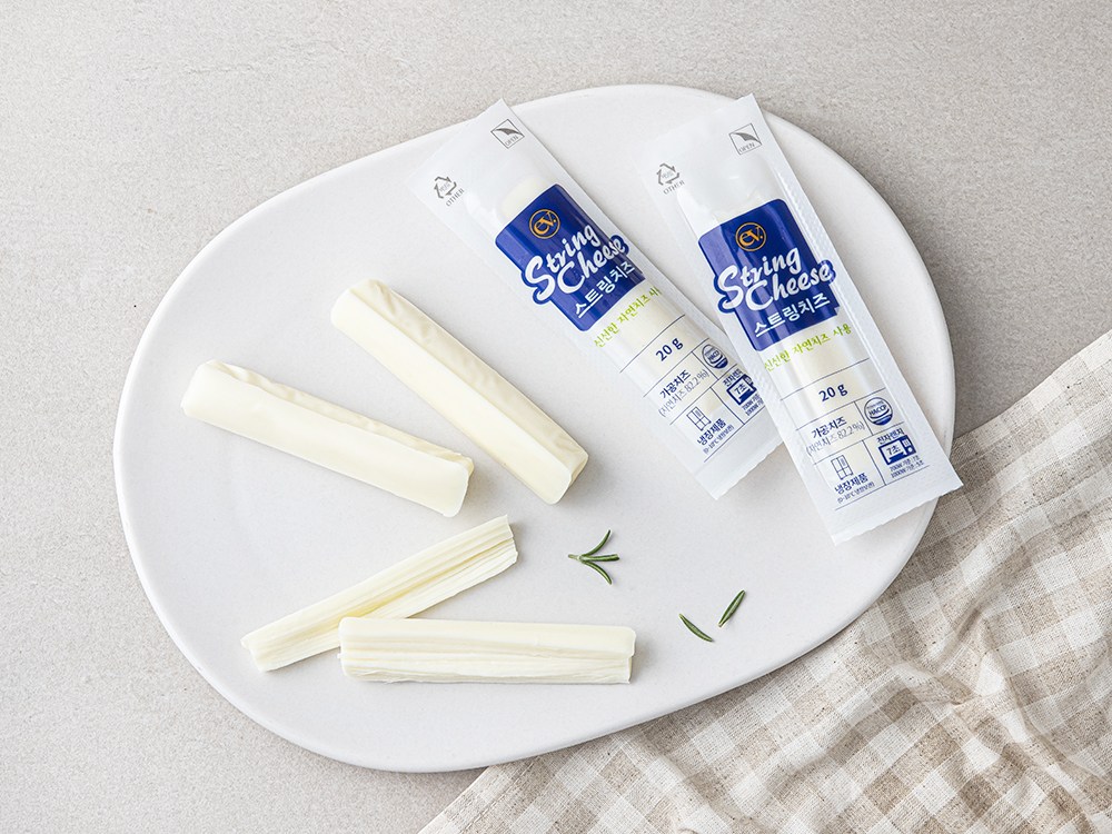 Seuteubaelri Seuteuring Cheese , 20 g, 10 Pack , 1 Pack (이스트밸리 스트링치즈, 20g, 10개입, 1개)