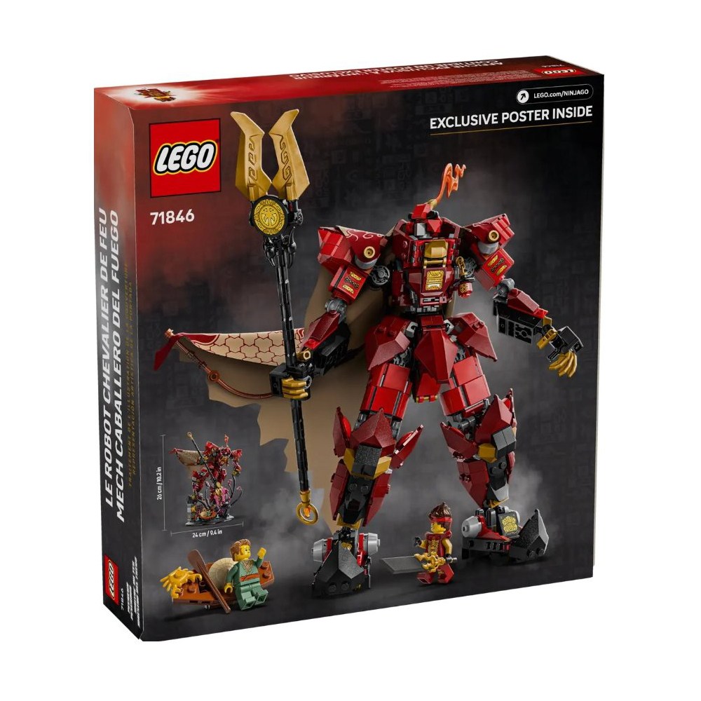 LEGO 樂高旋風忍者烈火騎士機械人The Fire Knight Mech 71846 - LEGO