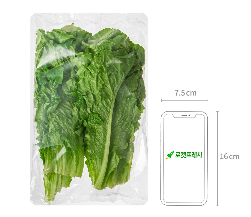 Domestic Crunchy Sangchu , 150 g, 1 Pack (국내산 아삭한 상추, 150g, 1개)