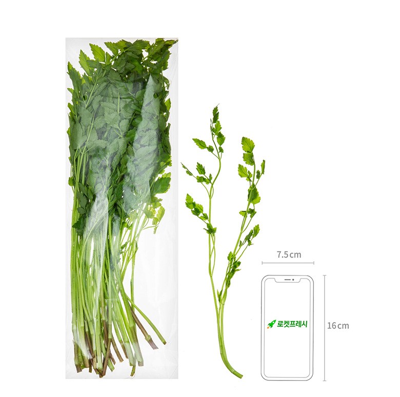 Domestic Cheongdo Water Dropwort , 200 g, 1 Pack (국내산 청도미나리, 200g, 1개)