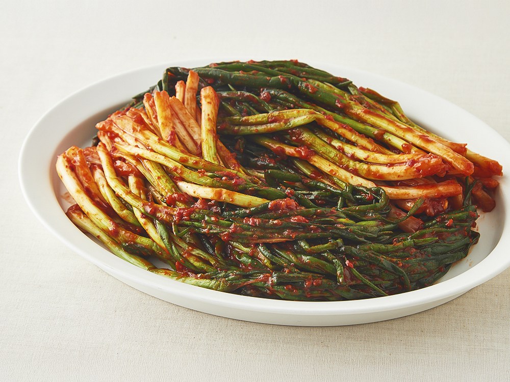 Mosan Kimchi Gatdamgeun Pa Kimchi , 500 g, 1 Pack (모산김치 갓담근 파김치, 500g, 1개)