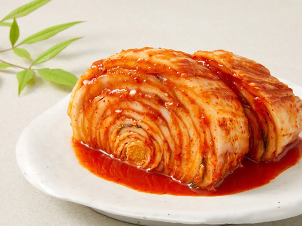 Bibigo Sseoleun Pear Chu Kimchi , 100 g, 5 Pack (비비고 썰은배추김치, 100g, 5개)