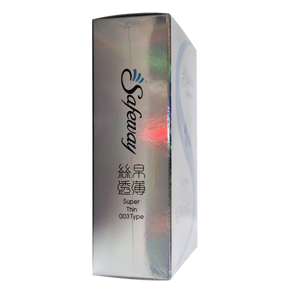 Safeway 薄膜衛生套絲帛透薄0.03 保險套, 15入, 1盒- 一般型保險套| 酷澎