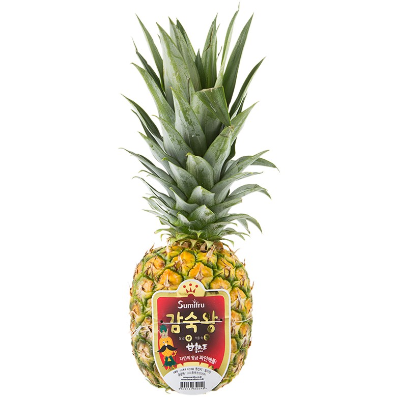 Sumifru Gamsukwang Pineapple , 1.2 kg, 1 Pack (스미후루 감숙왕 파인애플, 1.2kg, 1개)