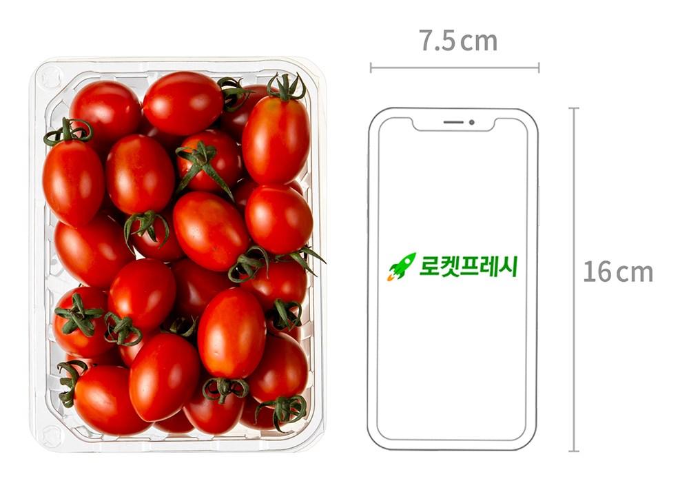 Heulksalrim Eco-friendly Injeung Daechubangul Tomato , 750 g, 1 Pack (흙살림 친환경 인증 대추방울 토마토, 750g, 1팩)