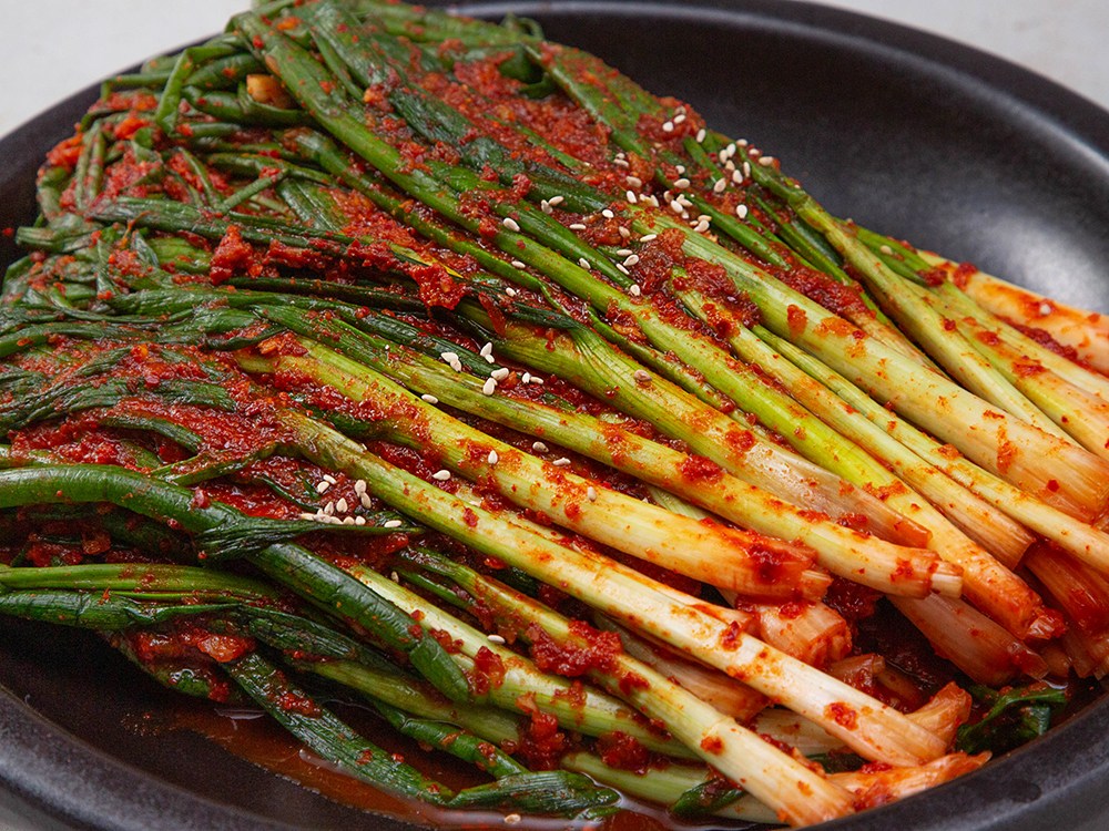 Sinyeongsikpum Jeongdameun Pa Kimchi , 1.2 kg, 1 Pack (신영식품 정담은 파김치, 1.2kg, 1개)