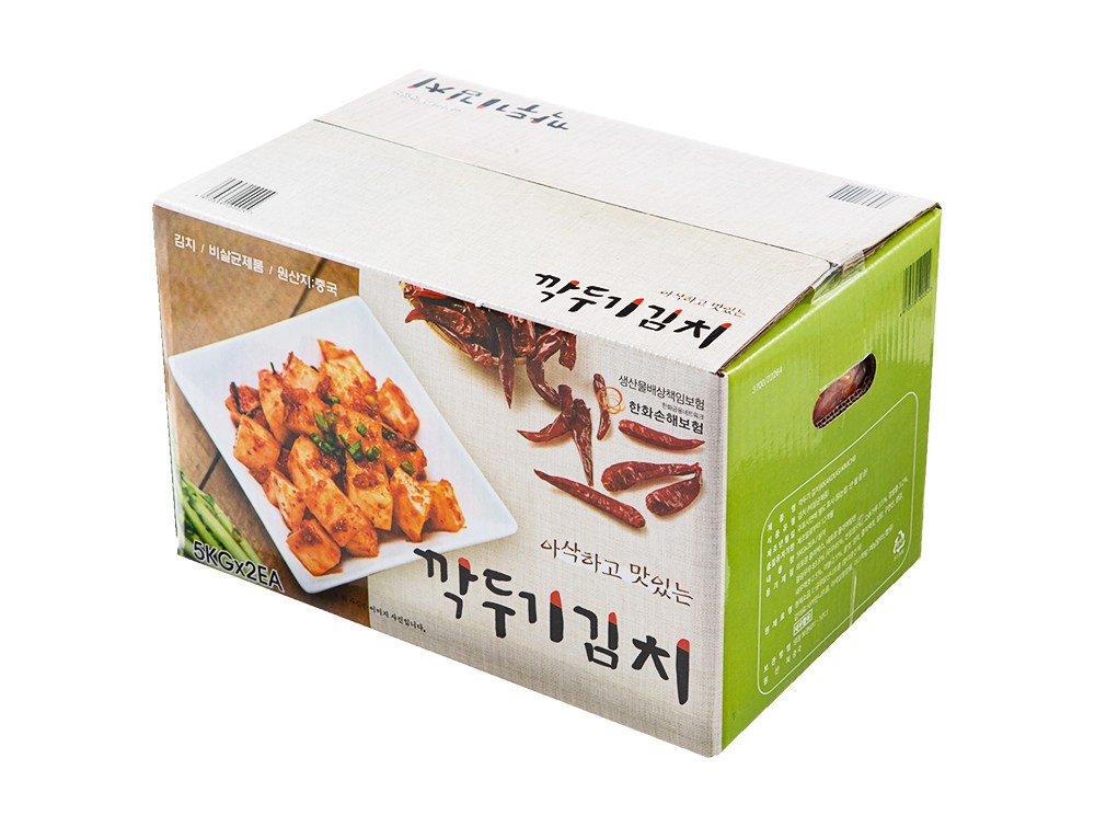 Kkakdugi Kimchi , 10 kg, 1 Pack (깍두기 김치, 10kg, 1개)