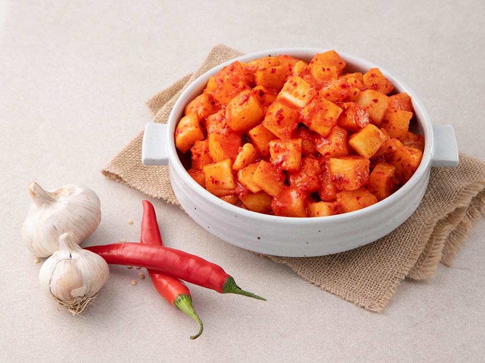 Kkakdugi Kimchi , 10 kg, 1 Pack (깍두기 김치, 10kg, 1개)