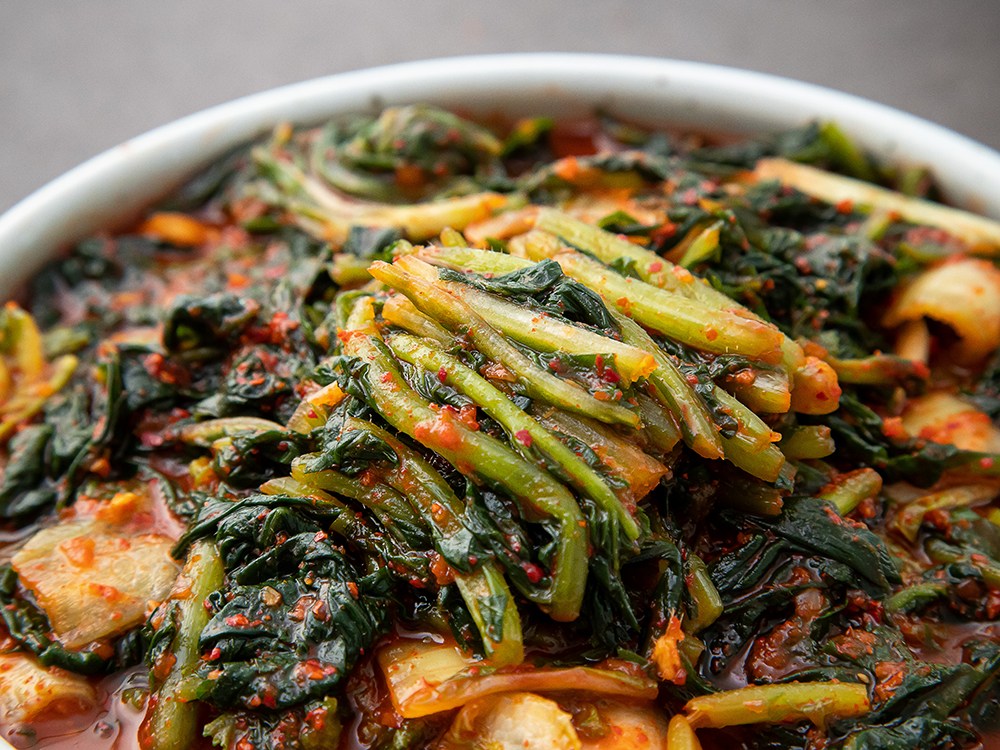 Sinyeongsikpum Jeongdameun Yeolmu Kimchi , 2 kg, 1 Pack (신영식품 정담은 열무김치, 2kg, 1개)