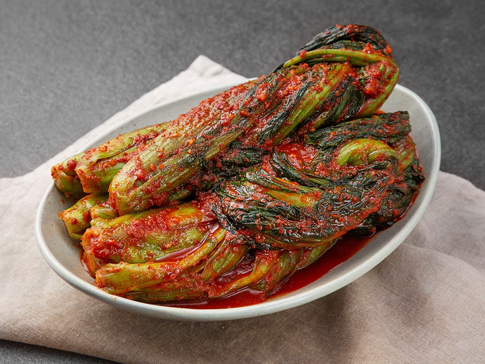 Jeongdameun Kimchi Sinyeong Mustard Greens Kimchi , 2 kg, 1 Pack (정담은김치 신영 갓김치, 2kg, 1개)